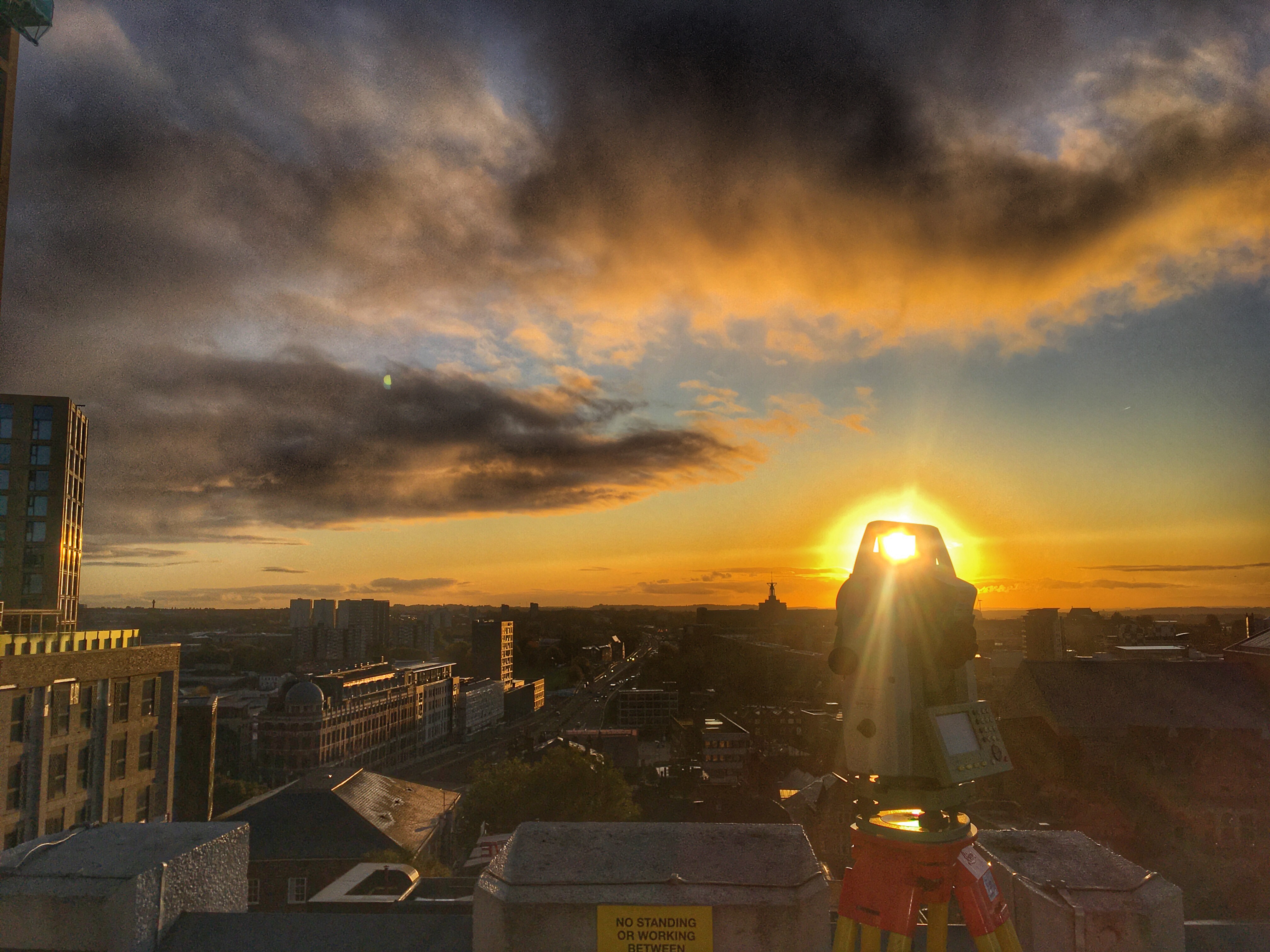 A building survey being completed in Leeds